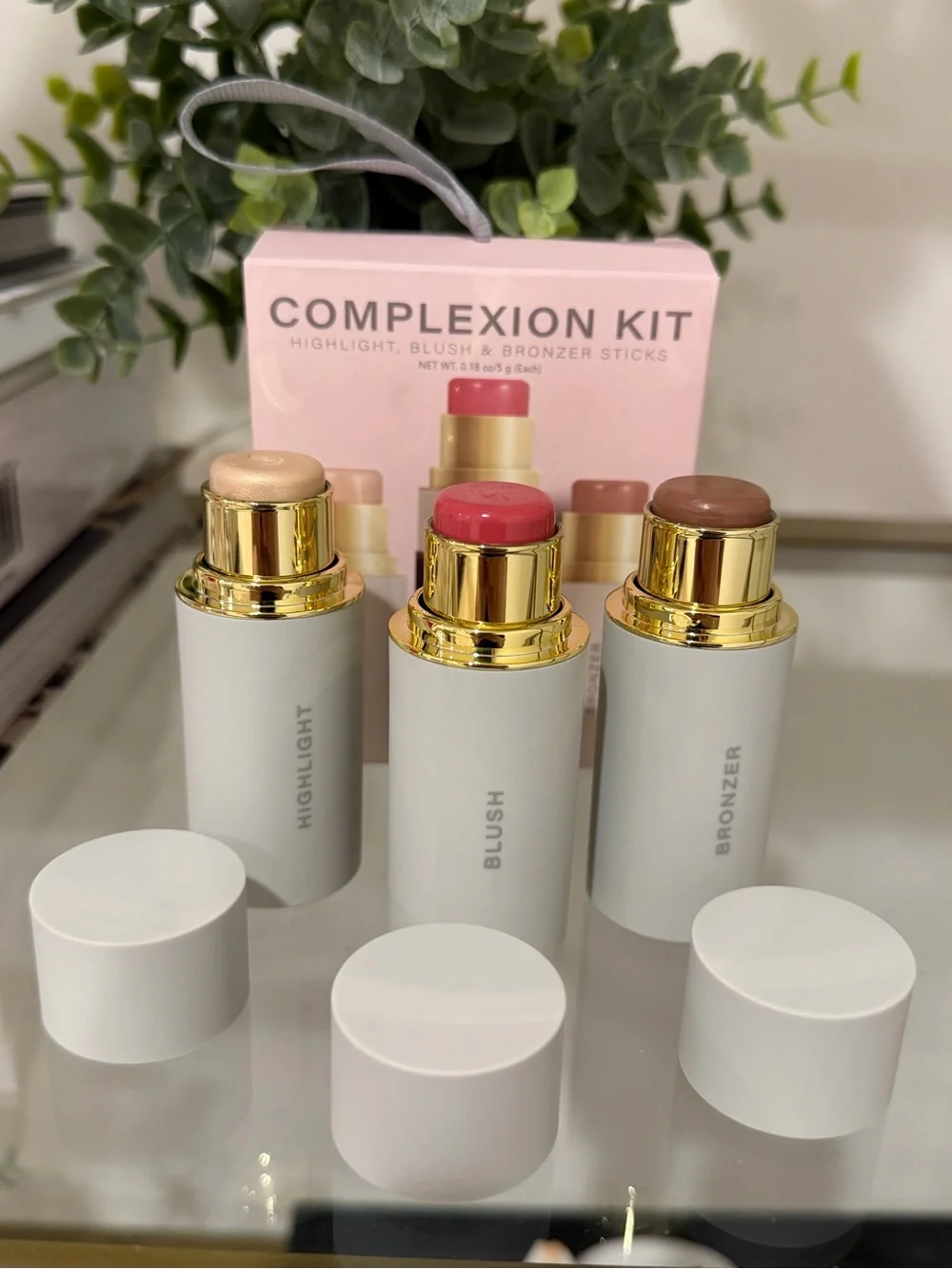 Complexion Kit Highlight, Blush & Bronzer Sticks